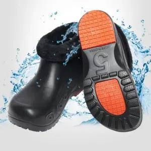 [라일리] Rly 겨울 방수 신발 주방화 미끄럼방지 방한 부츠 털