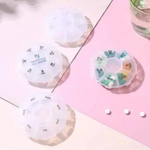 투명알약케이스 고급약보관함 일주일용휴대약통 알약케이스