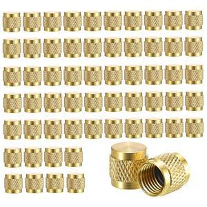 OwnMy 60PCS 플레어 황동 나사산 4인치 UNF 밸브 HVAC 피팅 원형 16 20 AC