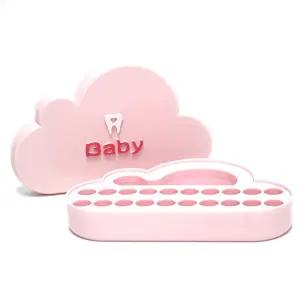 배냇머리 유치보관함 케이스 핑크 돌선물이빨 아기치아 치아