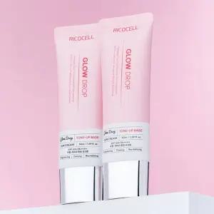(1+1) 리코셀 파데프리 광채+톤업 밀착 선크림 50ml/SPF50+ PA++++/임상시험 완료/촉촉+산뜻/민감피부OK