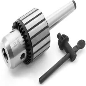 MT2 아버 테이퍼가 장착된 WEN LA164K 5인치/8인치 키드 드릴 척.