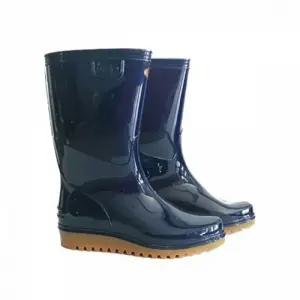 [라일리] Rly 남성용 방수 작업용 청색 고무장화