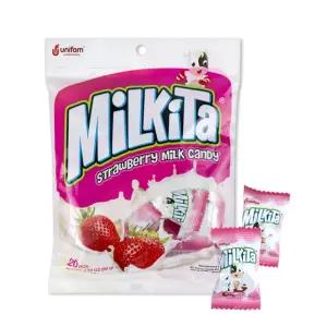 보람스마켓 밀키타 스트로베리 밀크캔디80G 사탕
