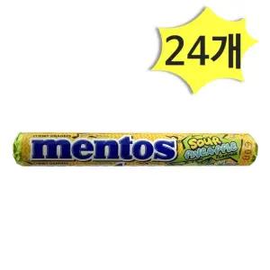 어린이간식 파인애플 37.5g 사탕 소프트 멘토스 사무실간식 과일맛 사워