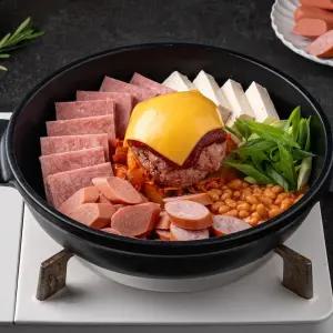 야식 집밥 부대찌게 간편한 국물 밀키트 10개 캠핑 800g 손님 VSL