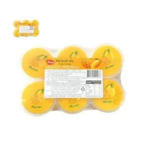 (제스트)르네망고맛푸딩 망고맛푸딩 1개 6개 르네 과일 푸딩