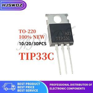 10-30PCS TIP33C TIP 33C TO-220 달링턴 트랜지스터 전자 새 제품