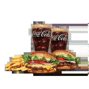 버거킹 콰치와퍼주니어+불고기와퍼주니어+콜라R+콜라R+프렌치프라이L