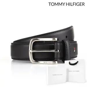 [타미힐피거]남성 가죽벨트 정품 BT07 단면벨트 (선물포장세트)