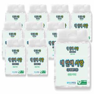 내 안에 사랑 위생 매트 깔개 환자 방수패드 노인 요양원 100개(10팩)90x60cm