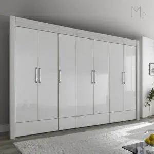 [텐바이텐]블랑 골드화이트워시 11.5자 장롱세트 장롱 장농 옷장_(1009776)