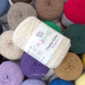 리트위스트 체이니 코튼/마크라메 리사이클실 소품실 면사 네트백 뜨기 에코백 만들기