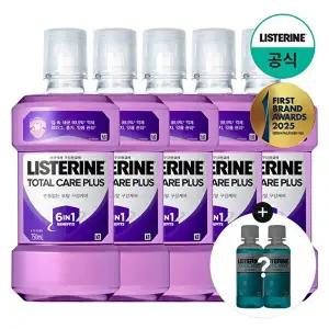 [리스테린][쿨민트100mlx2개증] 리스테린 토탈케어 플러스 750ml x5