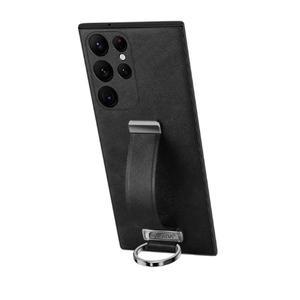 [데켄스]갤럭시S22울트라 핸드 스트랩 가죽 하드 케이스 M918