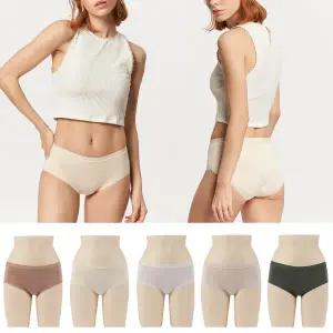 [라페어](김해점) 스킨무드 인견 솔리드 팬티 5종 세트 LJMEA038-MT
