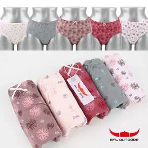 [BFL] [BFL] 인생라인 여성 맥시 실켓면 팬티 5종세트 (6603)