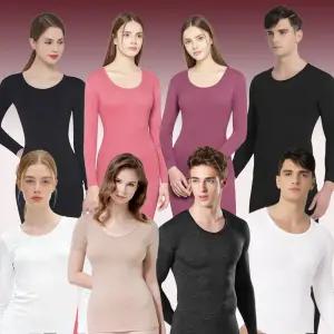 브랜드 남성 여성 순면 발열 히트텍 기모 반팔 긴팔 내복 상의/하의/세트