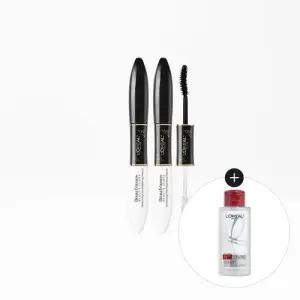 [로레알파리]더블익스텐션 뷰티 튜브 마스카라 2개+샴푸 미니 100ml(랜덤)