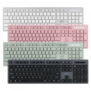 지클릭커 OFFICE PRO WK10 저소음 무선 블루투스 키보드 (블랙)