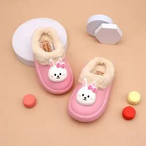 [보리보리/프리프리스 슈즈]허티래빗 입체 방한슬리퍼