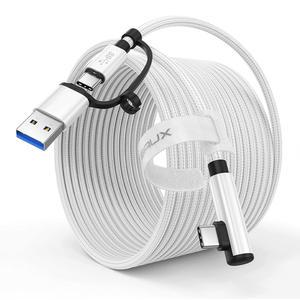 VR 링크케이블 JSAUX 2in1 메타 오큘러스 퀘스트 2 3 악세사리