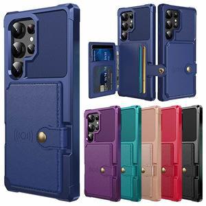 [수나르]갤럭시S25 S24 S23 S22 플러스 울트라 엣지 FE 가죽 카드수납 포켓 지갑 범퍼 핸드폰 케이스