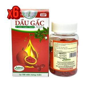 베트남 걱오일 430mg 100정 6병 대용량 다우 걱 열매 라이코펜 아비파 걱열매 현지직송