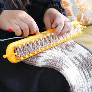 뜨개질 망토 담요 만들기 니팅룸 틀