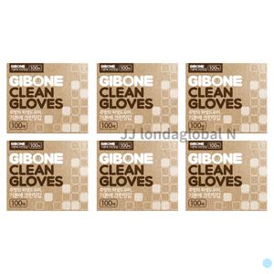 기본에 위생 장갑 비닐 일회용 주방 크린 100매 6개