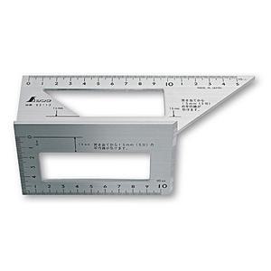 신와 스퀘어(일발지형) 62113 목공용 콤파스 연귀자