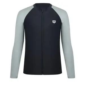 [아레나](마산점)선셋 릴렉스핏 집업 래쉬가드(A4BM1RR48) BLK