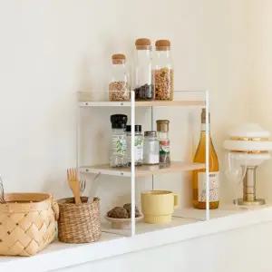 [텐바이텐]다용도 주방 수납 화장대 책상 정리 미니 2단 선반