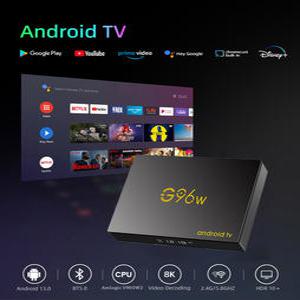 셋톱 박스 스마트 안드로이드 13 TV 8K 울트라 HD Google 어시스턴트 Amlogic S905W2 쿼드코어 스트리밍 미디어 플레이어 4GB128GB Netflix Yout