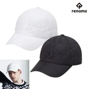 레노마골프 남성 겨울 접이식 귀달이 패딩 모자 N-4810