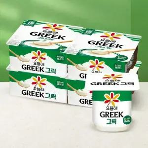 빙그레 요플레 그릭요거트 달지않은 플레인 80g 16개 (4입번들x4개)