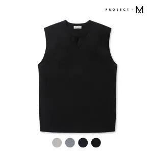 [프로젝트엠][프로젝트엠] 남성 슬릿넥 워셔블 스웨터 베스트_EPD1ER1800