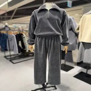 [코데즈컴바인] (CKA-XX002W1) 벨로아 코듀로이 반집업 셋업