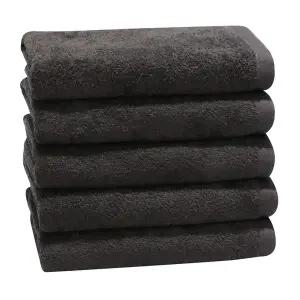 송월타월 다크 미용36 수건 90g 20수 코마사, 갈색, 5개