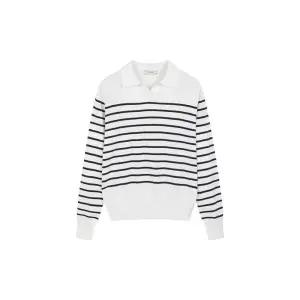 [롯데백화점]프로젝트엠 여성 슬릿넥 카라 긴팔 니트 EPF1ET2500