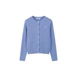 [롯데백화점]프로젝트엠 여성 라운드넥 케이블 가디건 EPF1EC2100