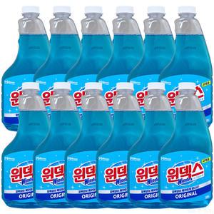 윈덱스 유리세정제 리필 500ml 12개