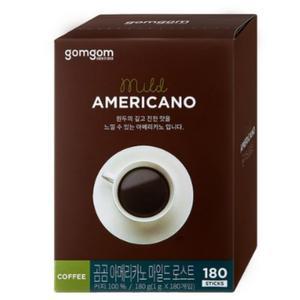 곰곰 아메리카노 마일드로스트 1g 180개입 1개