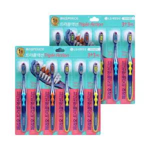 페리오 트리플액션 부드러운모 칫솔 6입 2개