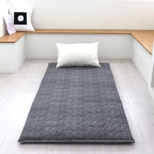 인터카마 더블멀티싱글 가로90cm 1인 양면사용 무지 요매트 3단 두꺼운 까는이불 3color