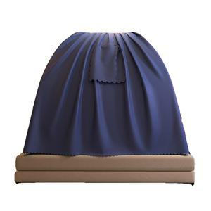 블루 사이즈M 불투명 거즈커튼 수면텐트 커튼 스크린창 암막 원터치 있는 커버 벙커