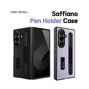 갤럭시 Z폴드7 사피아노 가죽 거치대 펜꽂이