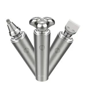 [어썸] 3in1 무선 전기 면도기+코털정리기+트리머 트리플쉐이버7 프로