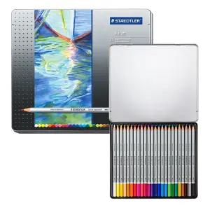 스테들러 카라트 아쿠아렐 수채 색연필 24색세트 (125 M24)