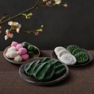 [기타][명인 떡] 이호성 명인 국 쑥개떡 800gx2봉+삼색꿀떡 800gx2봉+팥앙금절편 800gx2봉